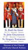 Saints Basil the Great, John Chrysostom, & Gregory Nazianzen Holy Card